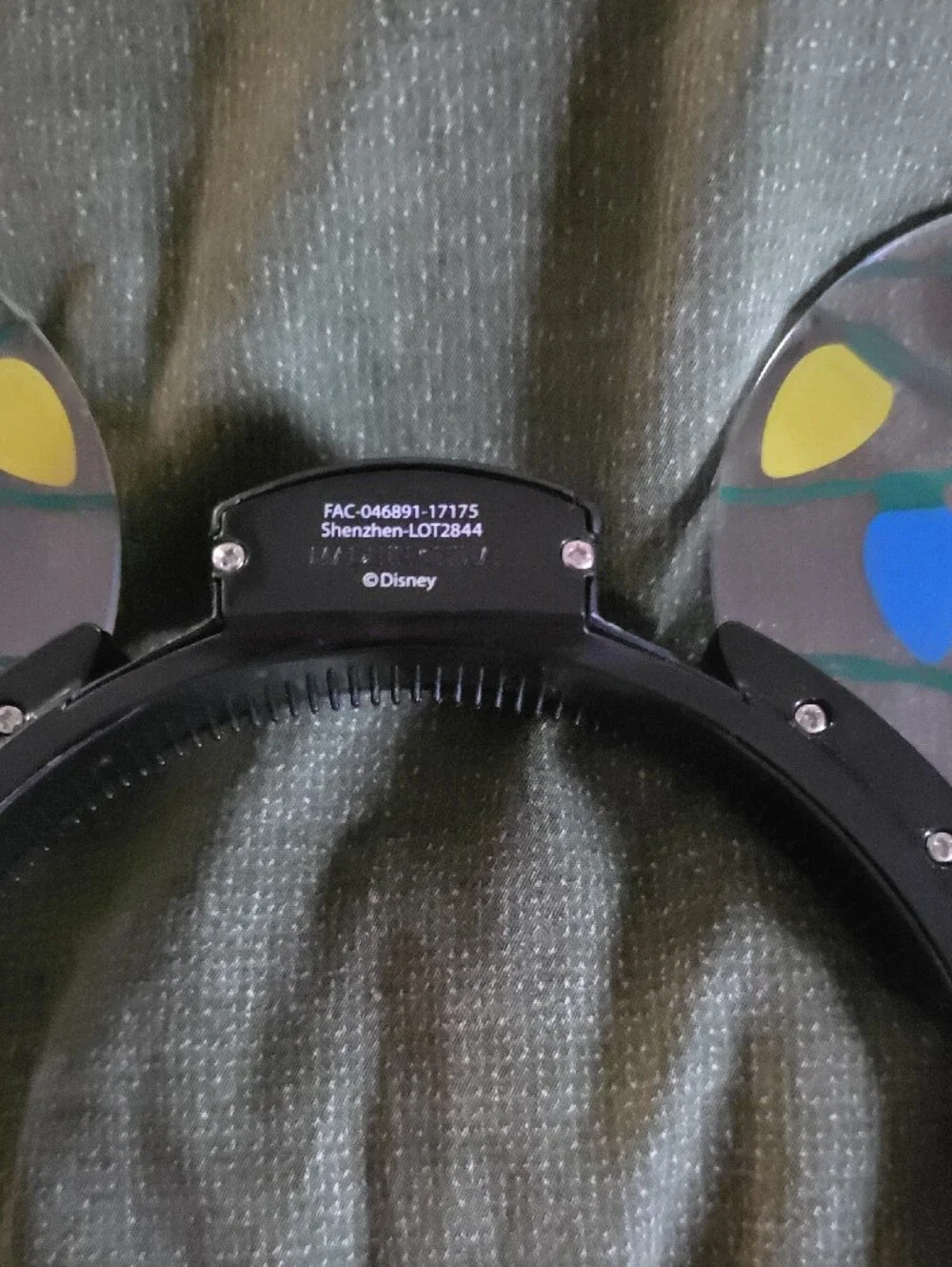 Holiday Mouse Ear Headband in Black
